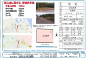 いすみ市太東小学校徒歩２分。南道路面。いすみ市岬町椎木404-4他の画像